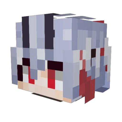 Admiral_Kun Minecraft avatar head, 3D render