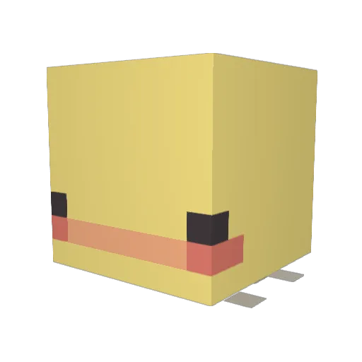 Admiral_Nugget Minecraft avatar head, 3D render
