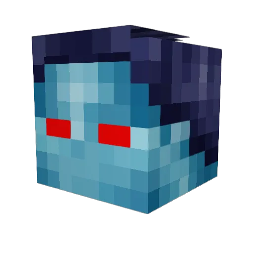 Admiral_Thrawn_ Minecraft avatar head, 3D render