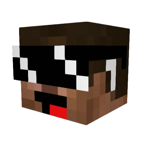 Admiraltulip773 Minecraft avatar head, 3D render