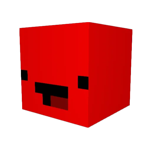 AdmirantxD Minecraft avatar head, 3D render