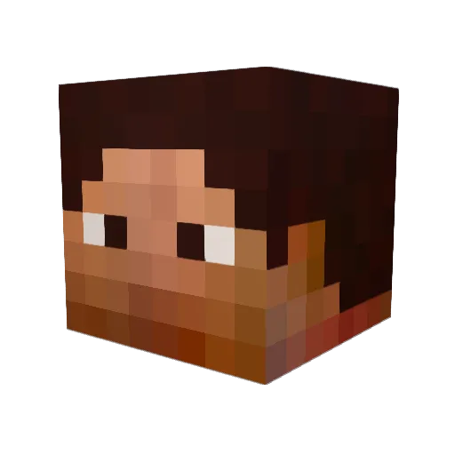 Adnan996 Minecraft avatar head, 3D render