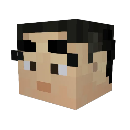 Adnan_Menderes31 Minecraft avatar head, 3D render