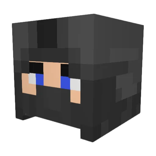 Ado85 Minecraft avatar head, 3D render