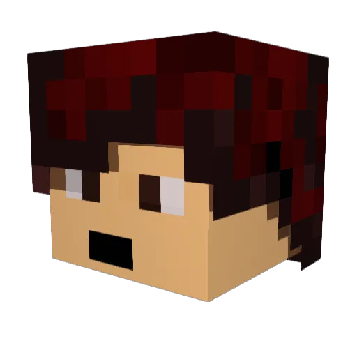 AdolfRizzler01 Minecraft avatar head, 3D render