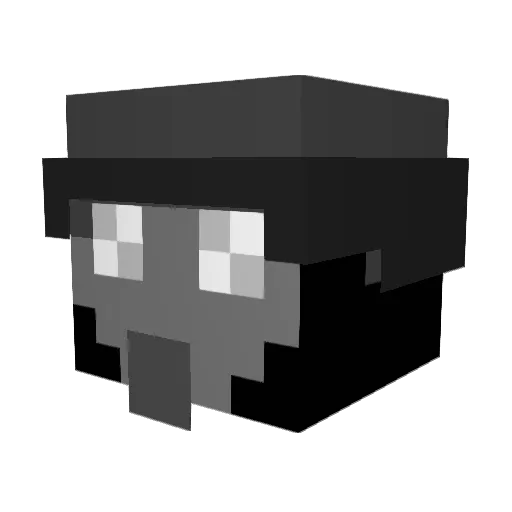 AdolfSchnitler Minecraft avatar head, 3D render