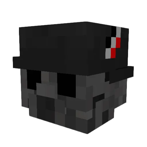 Adolf_H__ Minecraft avatar head, 3D render