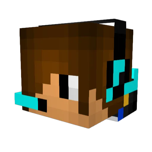 Adolf_Morry Minecraft avatar head, 3D render