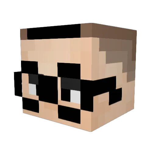 Adolf__Sus Minecraft avatar head, 3D render