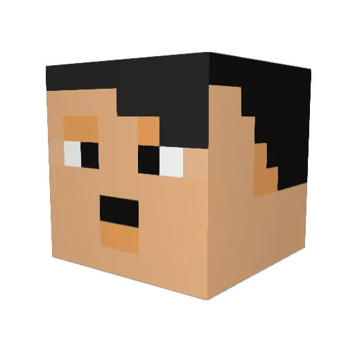Adolf__gamer Minecraft avatar head, 3D render