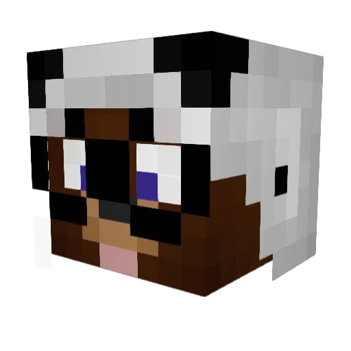 AdolfsRod Minecraft avatar head, 3D render