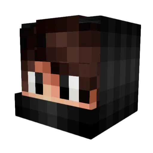 Adolfus01 Minecraft avatar head, 3D render
