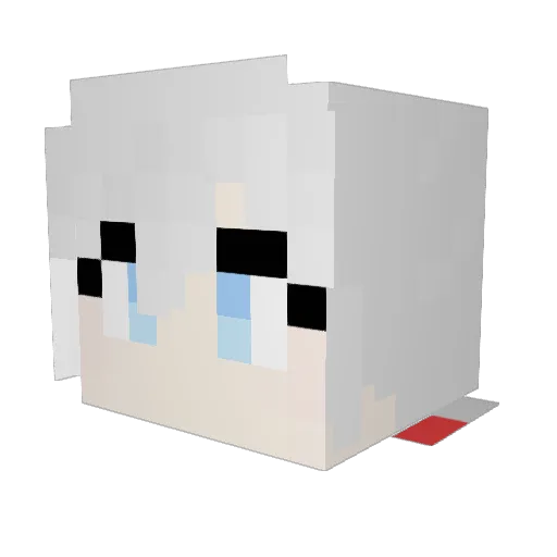 Adonis145 Minecraft avatar head, 3D render