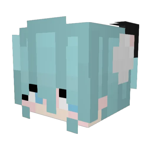 Adonis888 Minecraft avatar head, 3D render