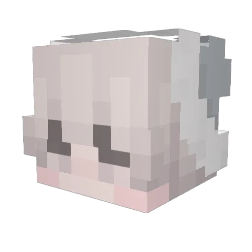 Adonis_1898 Minecraft avatar head, 3D render