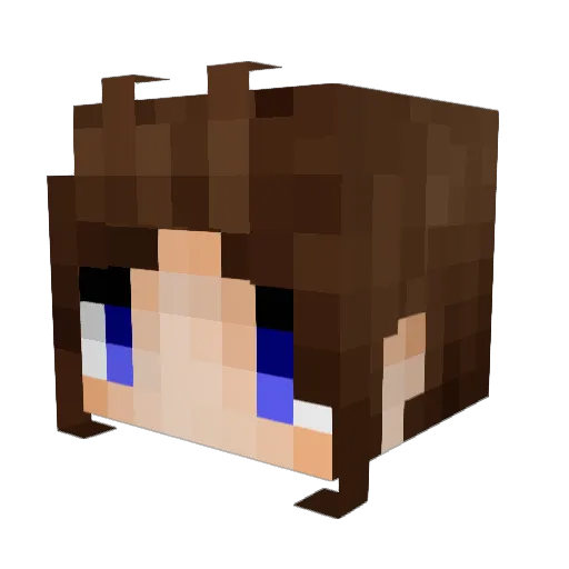 Adonis_X Minecraft avatar head, 3D render