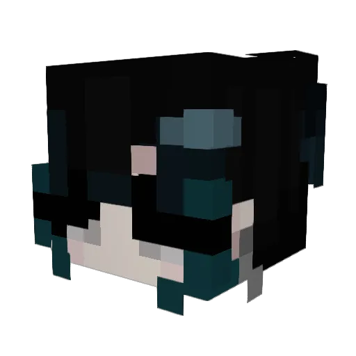 Adonisplz Minecraft avatar head, 3D render