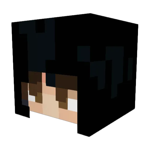 AdoraBlaze Minecraft avatar head, 3D render
