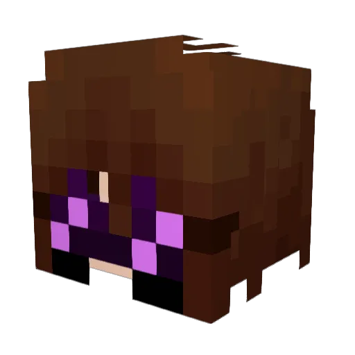 AdorableCactus4 Minecraft avatar head, 3D render