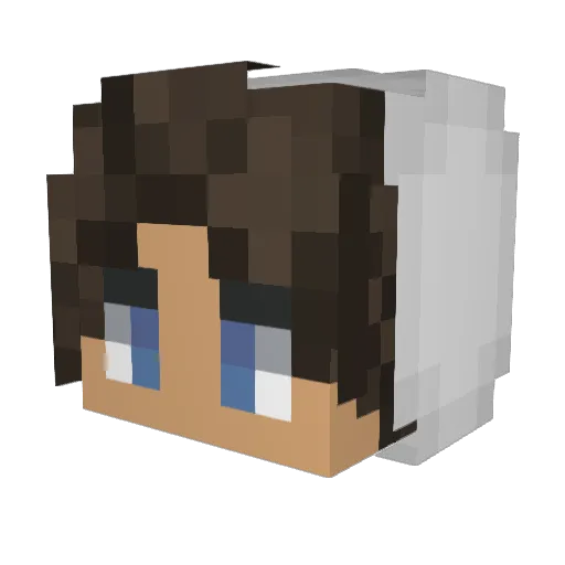 Adore__ Minecraft avatar head, 3D render
