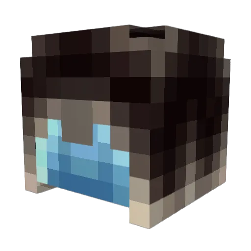 Adoretheall764 Minecraft avatar head, 3D render