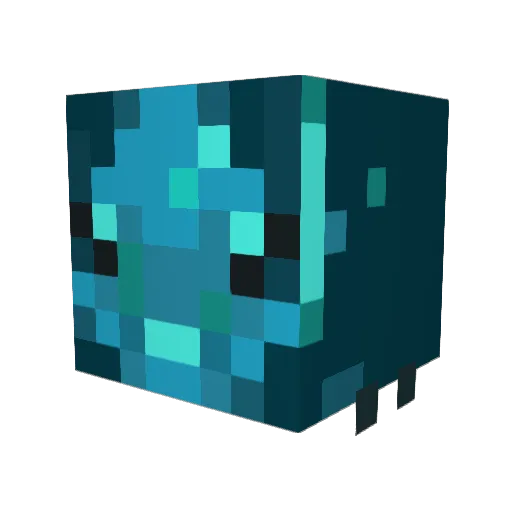 Adorkable_Bern Minecraft avatar head, 3D render