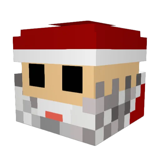 Adoroge Minecraft avatar head, 3D render