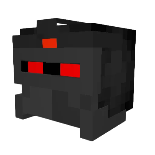 Adorstus Minecraft avatar head, 3D render
