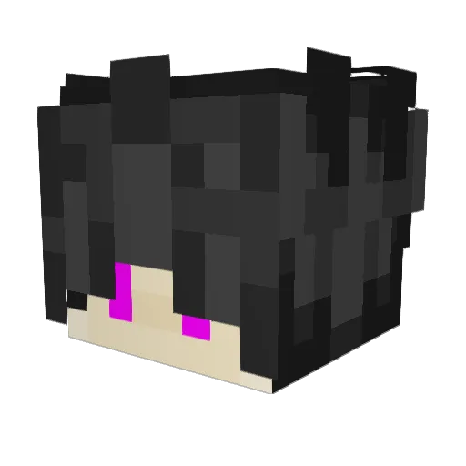 Adosky Minecraft avatar head, 3D render