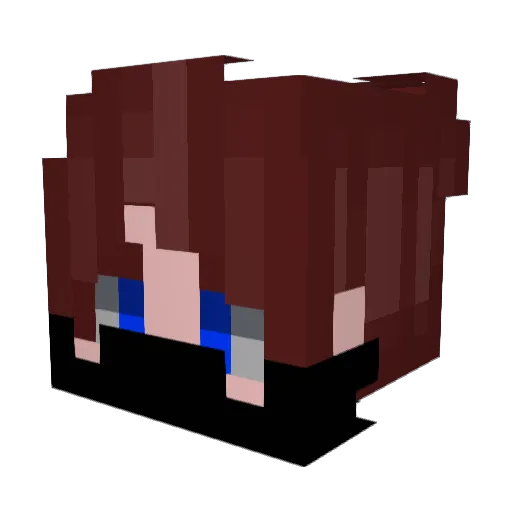 Adox_Game Minecraft avatar head, 3D render