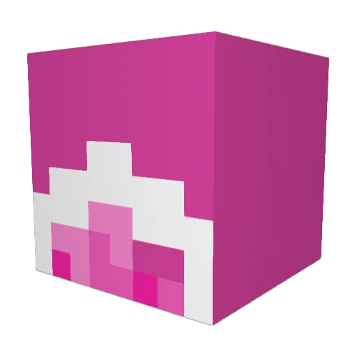 Adoxito Minecraft avatar head, 3D render