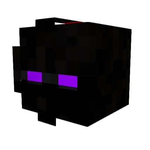 Adrelegend Minecraft avatar head, 3D render
