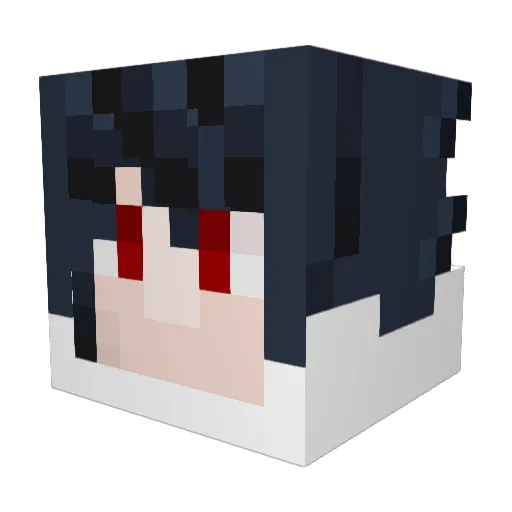 Adreliwan Minecraft avatar head, 3D render