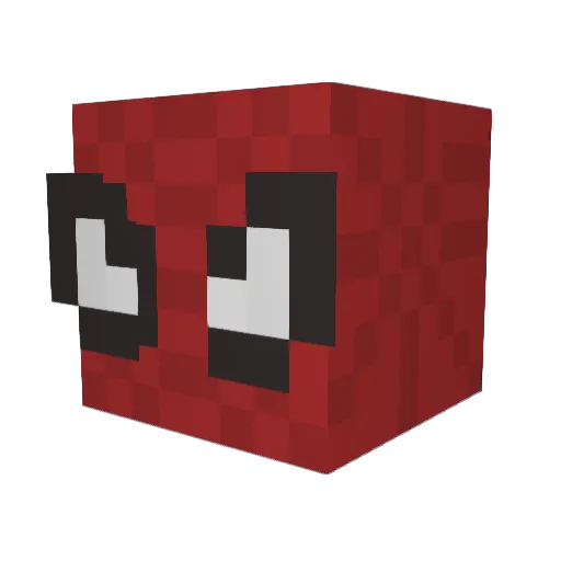 AdrenalWinner80 Minecraft avatar head, 3D render