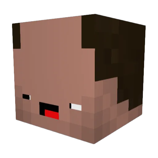 AdrenalinAchim69 Minecraft avatar head, 3D render