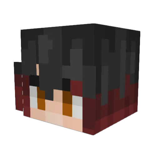 Adrenicidal Minecraft avatar head, 3D render