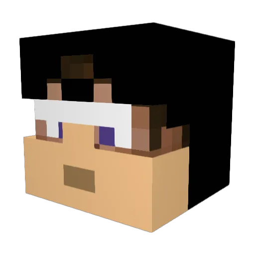Adrevan03 Minecraft avatar head, 3D render