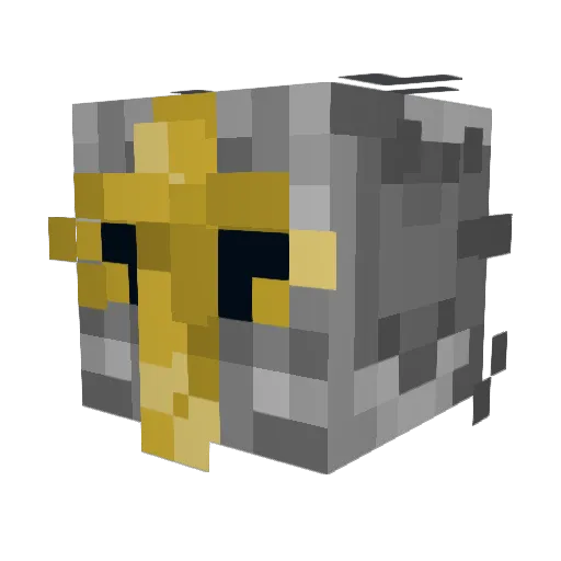 AdriBankus Minecraft avatar head, 3D render