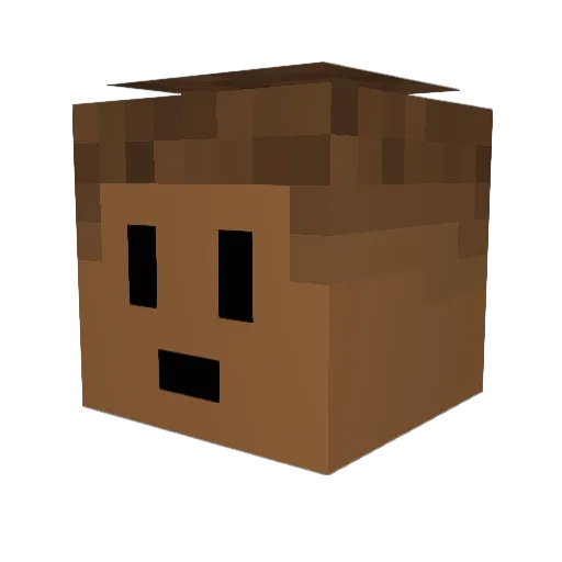 AdriJesus11 Minecraft avatar head, 3D render