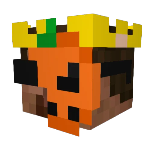 AdriRaptor11 Minecraft avatar head, 3D render