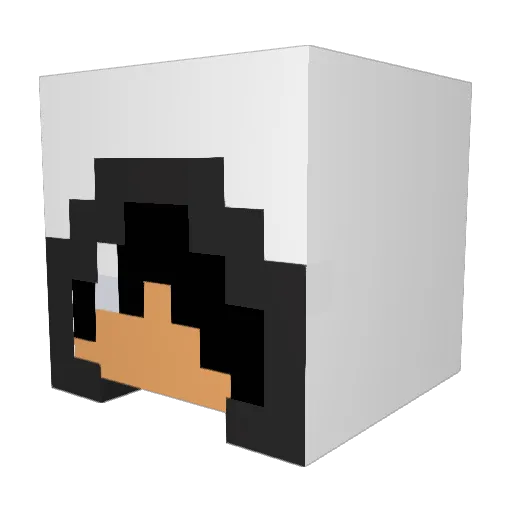 AdriRob57 Minecraft avatar head, 3D render