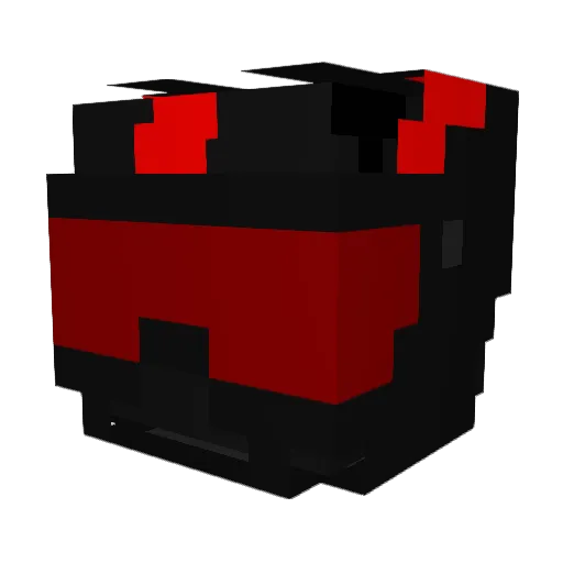 Adrian324 Minecraft avatar head, 3D render
