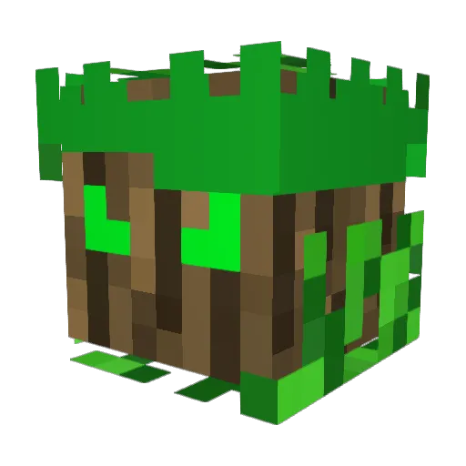 Adrian458 Minecraft avatar head, 3D render