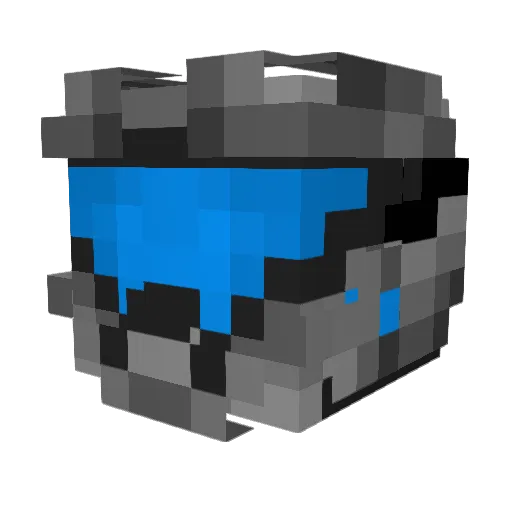 AdrianPak Minecraft avatar head, 3D render