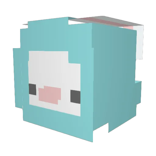 AdrianTheDino Minecraft avatar head, 3D render