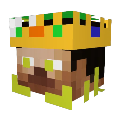 AdrianZgamer7 Minecraft avatar head, 3D render