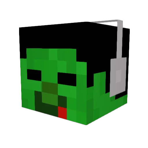 Adrian_007 Minecraft avatar head, 3D render
