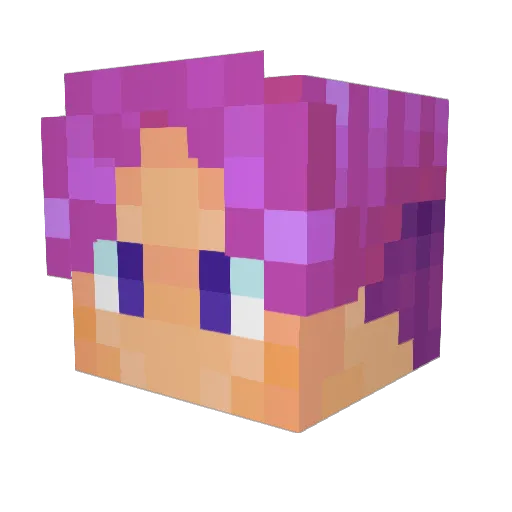 Adrian_456 Minecraft avatar head, 3D render