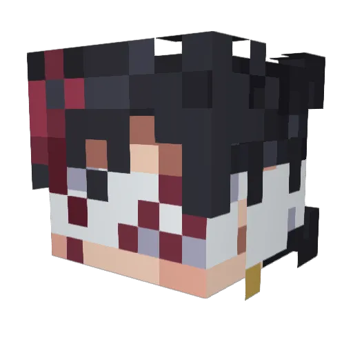 Adrian_A0318 Minecraft avatar head, 3D render