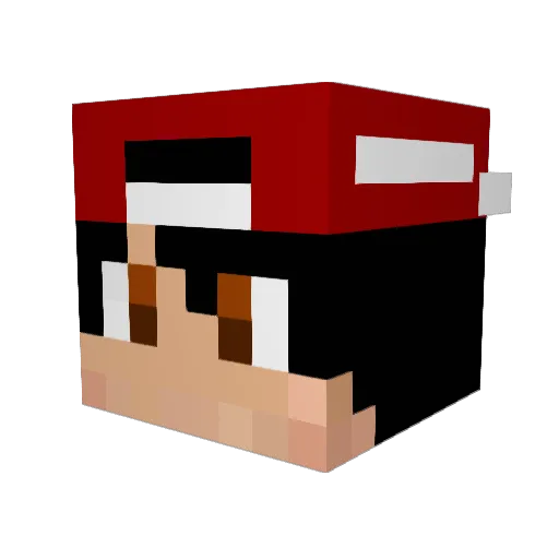 Adrian_Awesome98 Minecraft avatar head, 3D render